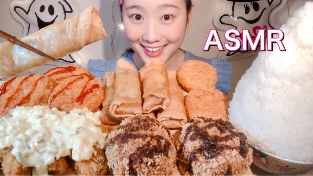 秋の揚げ物 Autumn fried food 가을 튀김